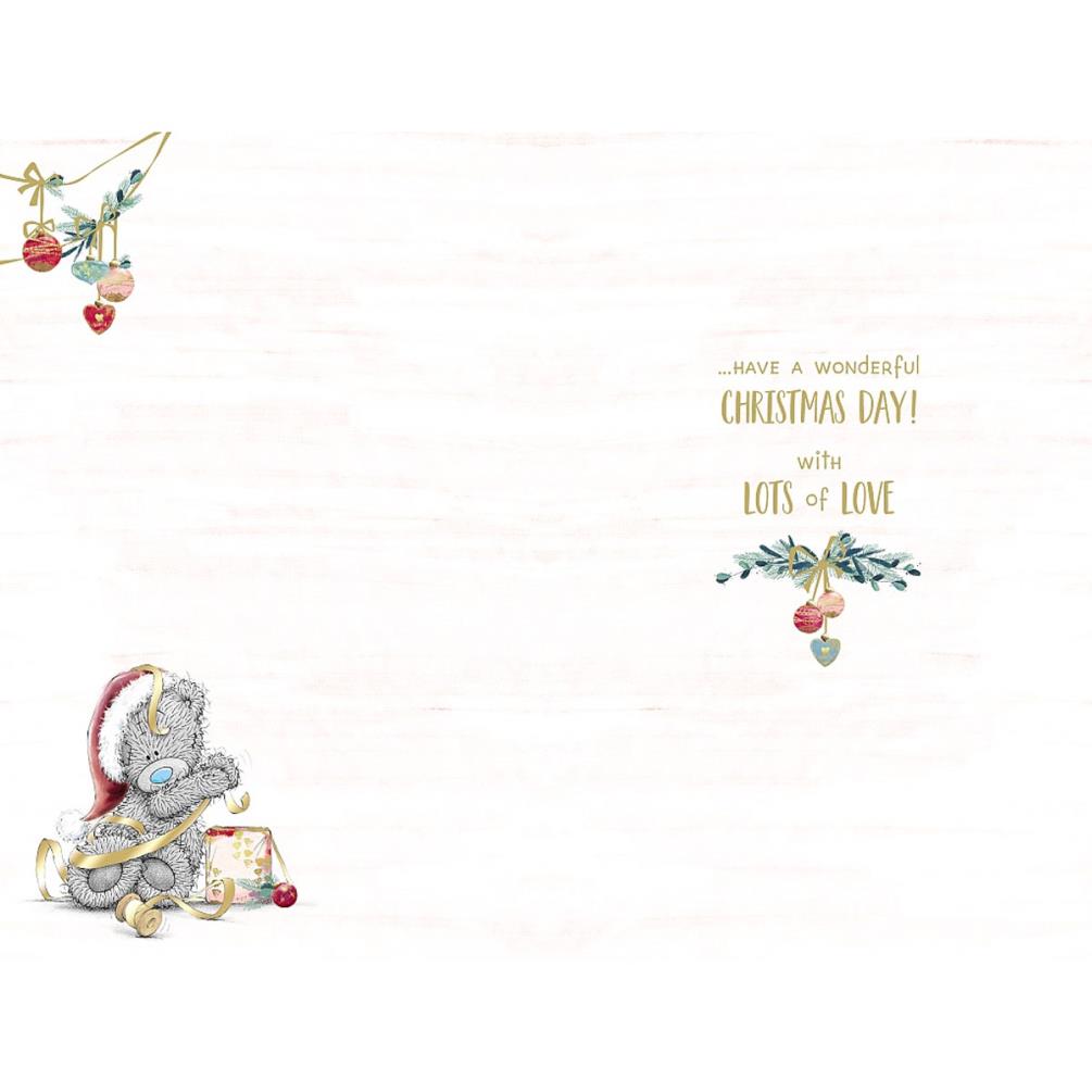 Nanny Me to You Bear Christmas Card Extra Image 1